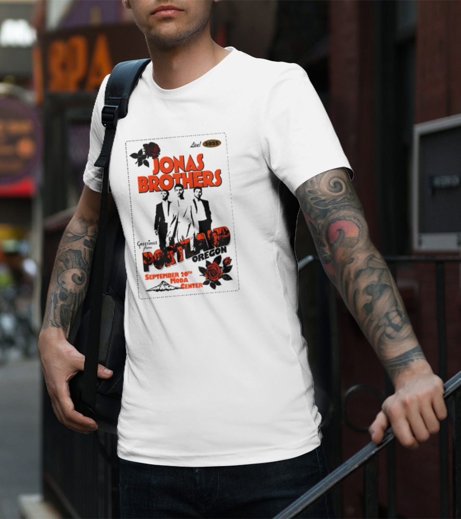 Jonas Brothers Portland Oregon September 20 2023 Moda Center T-Shirt