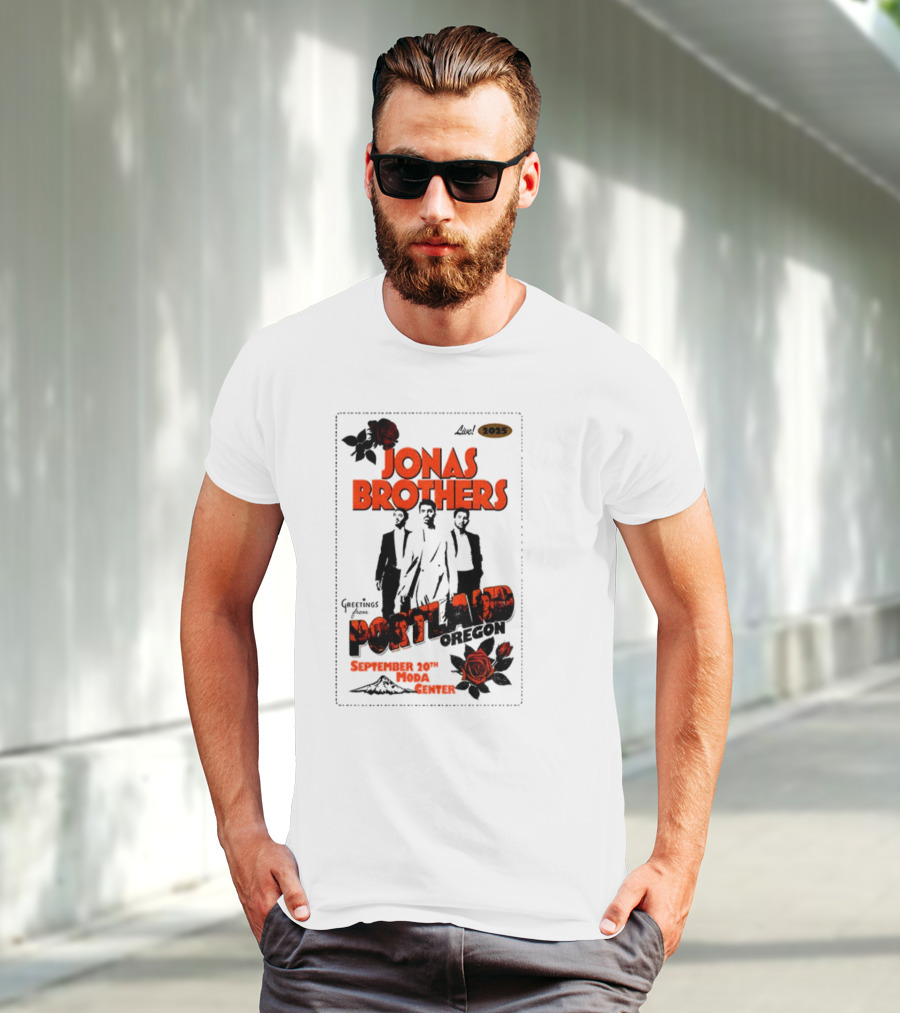 Jonas Brothers Portland Oregon September 20 2023 Moda Center T-Shirt