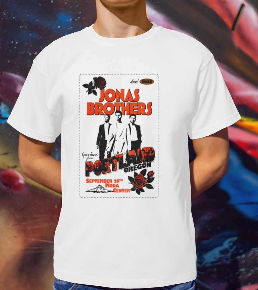 Jonas Brothers Portland Oregon September 20 2023 Moda Center T-Shirt