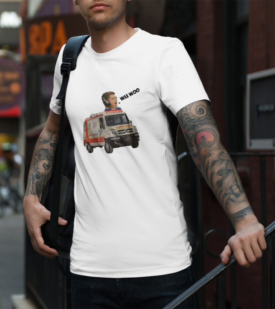 Karrigan Ambulance Wee Woo Finn Andersen Limited Edition T-Shirt