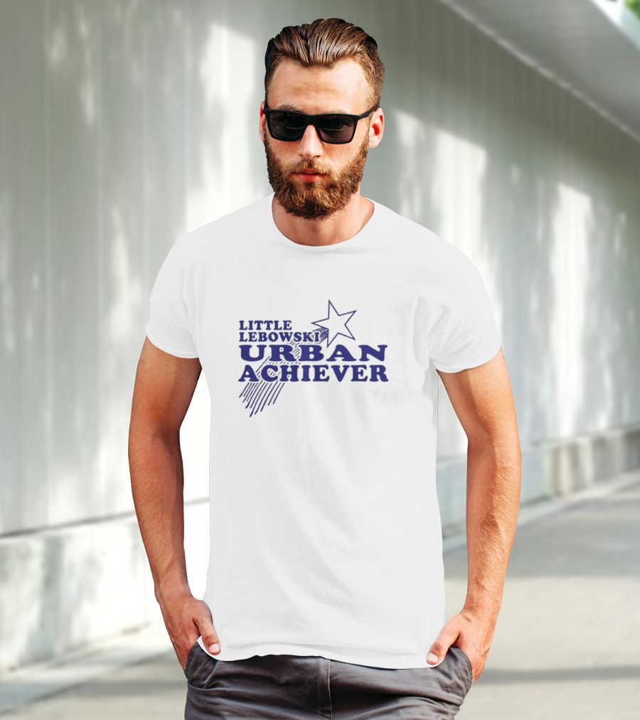 Little Lebowski Urban Achiever Star Icon Imagery T-Shirt
