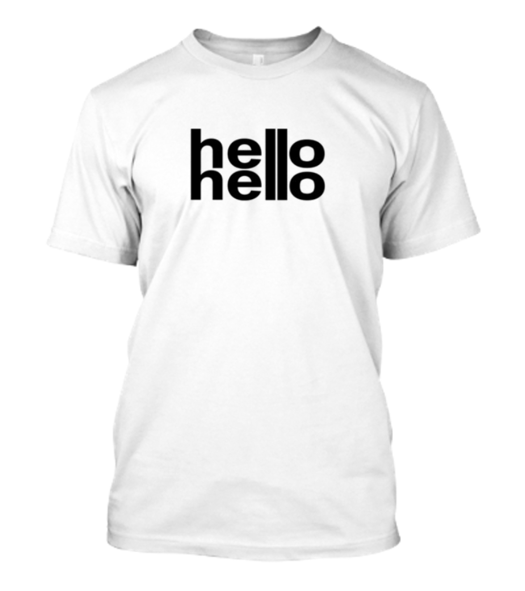 Lulu Hello Hello Bold Typography T-Shirt