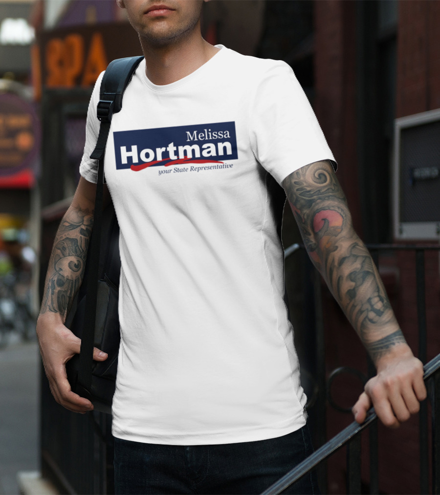Melissa Hortman Your State Representative Red And Blue Typography T-Shirt