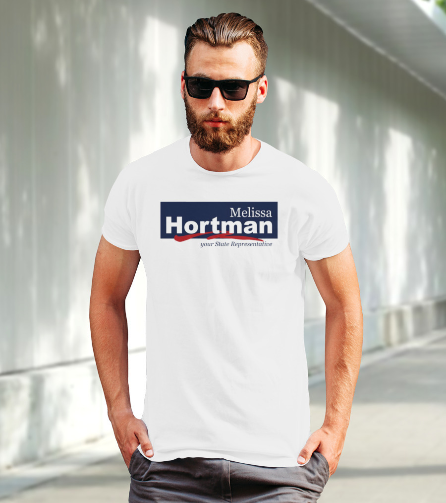 Melissa Hortman Your State Representative Red And Blue Typography T-Shirt