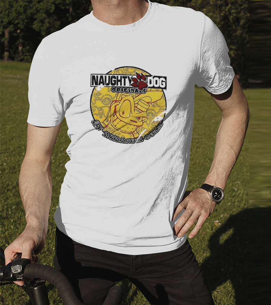 Naughty Dog Classics 25 Million Sold Celebration T-Shirt