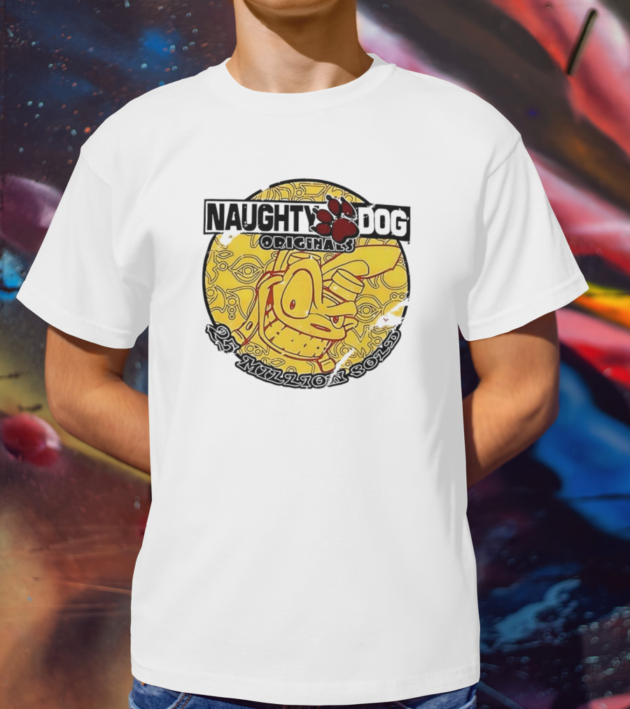 Naughty Dog Classics 25 Million Sold Celebration T-Shirt