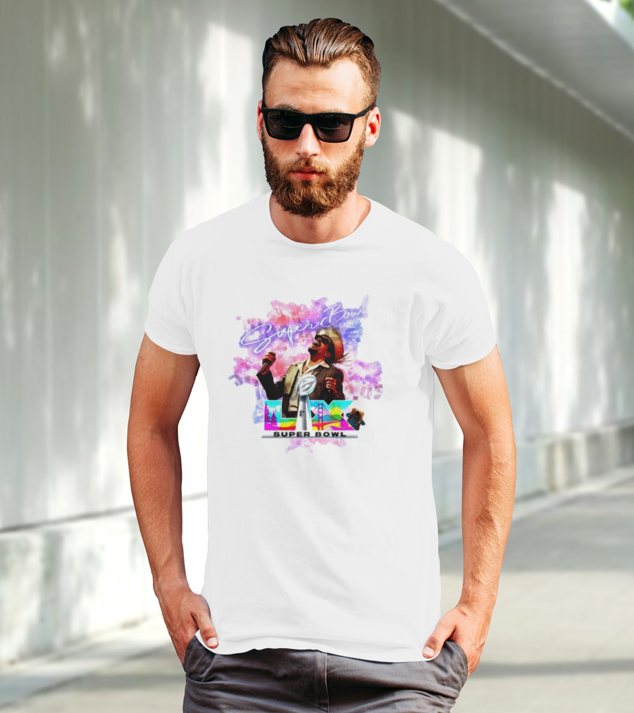 Bad Bunny Super Bowl Halftime LVII Retro NFL Performance Iconic Show T-Shirt