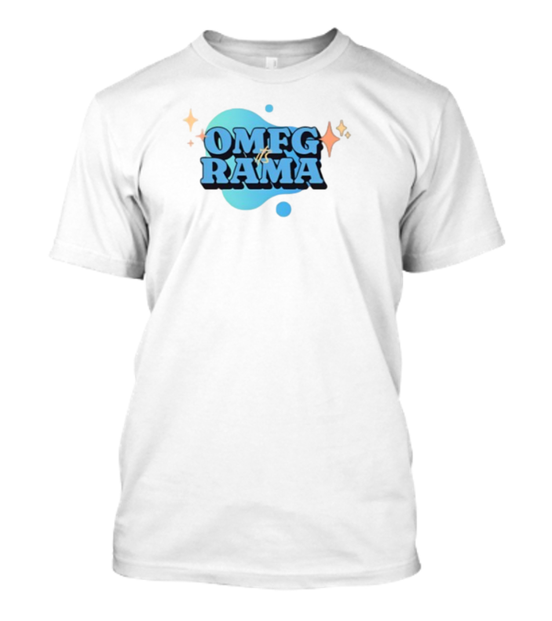 OMFG Its Rama Ohhhkay Sparkle Burst Retro Style T-Shirt