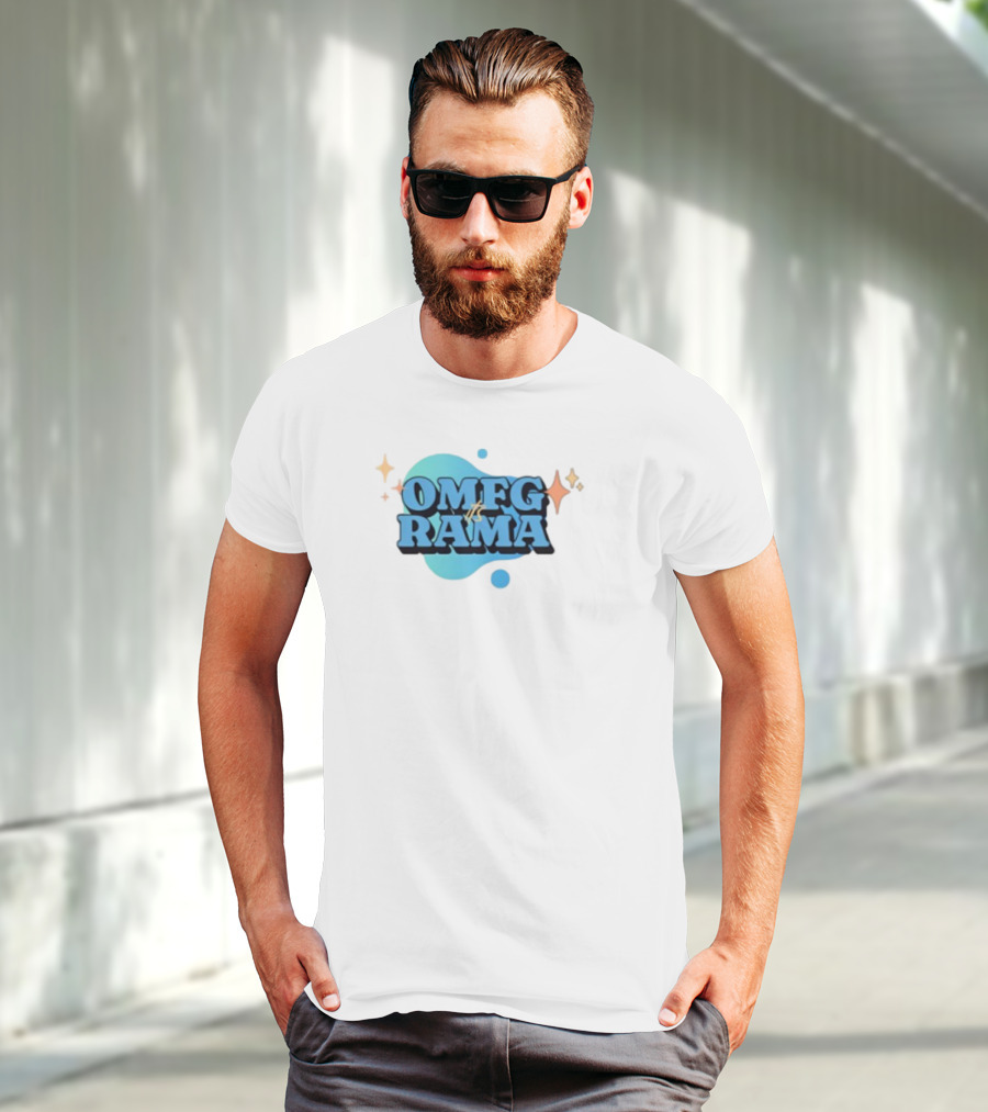 OMFG Its Rama Ohhhkay Sparkle Burst Retro Style T-Shirt