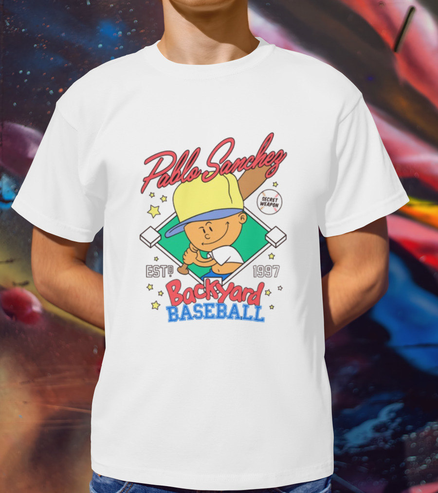 Pablo Sanchez Backyard Baseball Established 1997 Secret Weapon T-Shirt