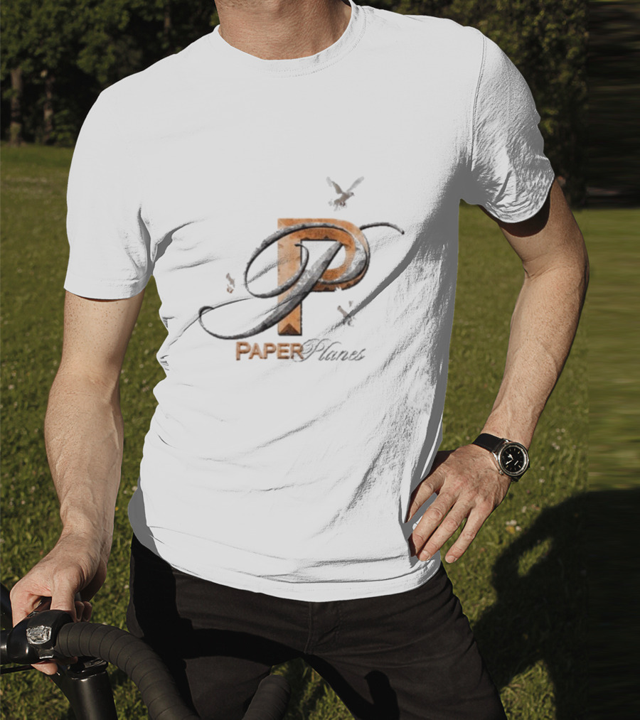 Paper Planes P With Doves Flight Elements T-Shirt