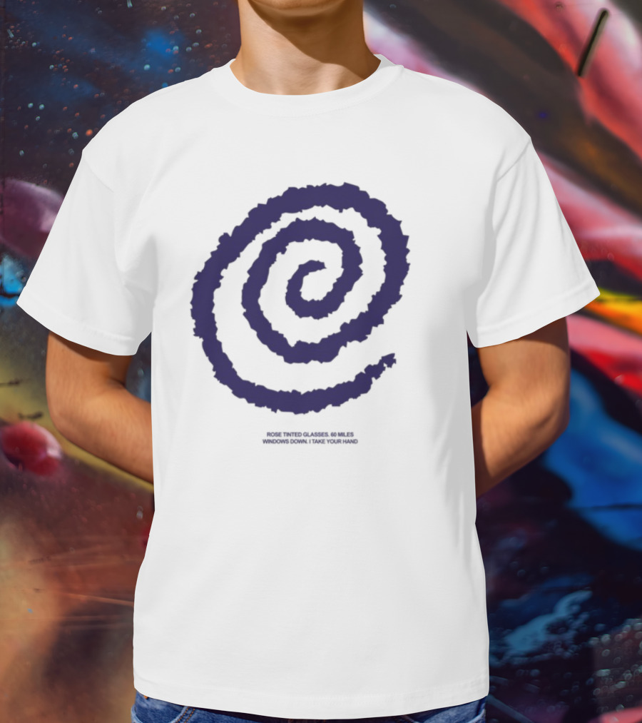 Polyvinyl Records Co Jay Som Cards On The Table Spiral Swirl Artwork T-Shirt