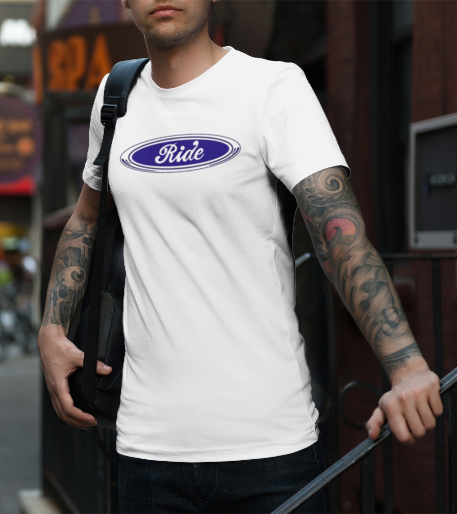 Ride Heritage Oval Vintage Style T-Shirt