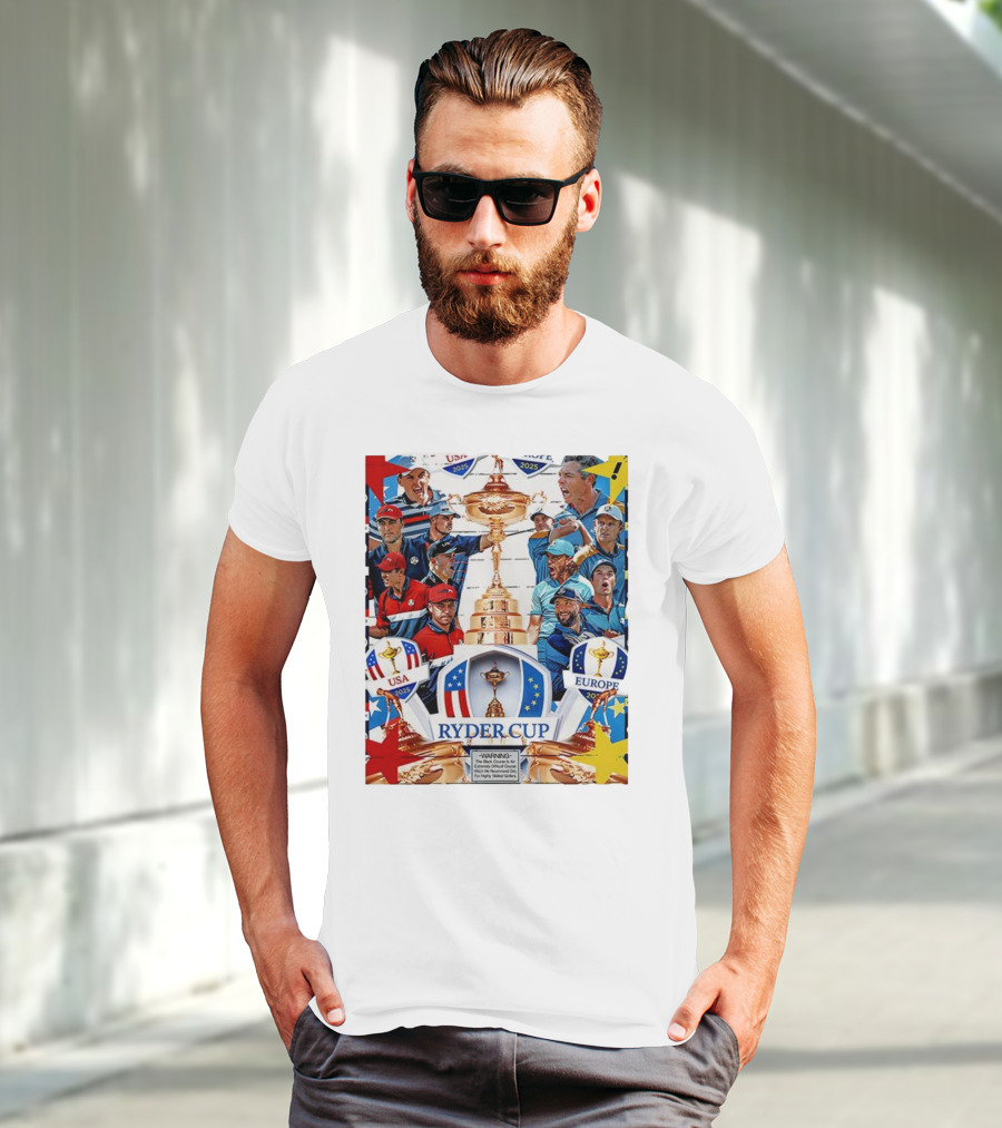 Ryder Cup 2025 USA Vs Europe Golf Tournament Team Challenge T-Shirt
