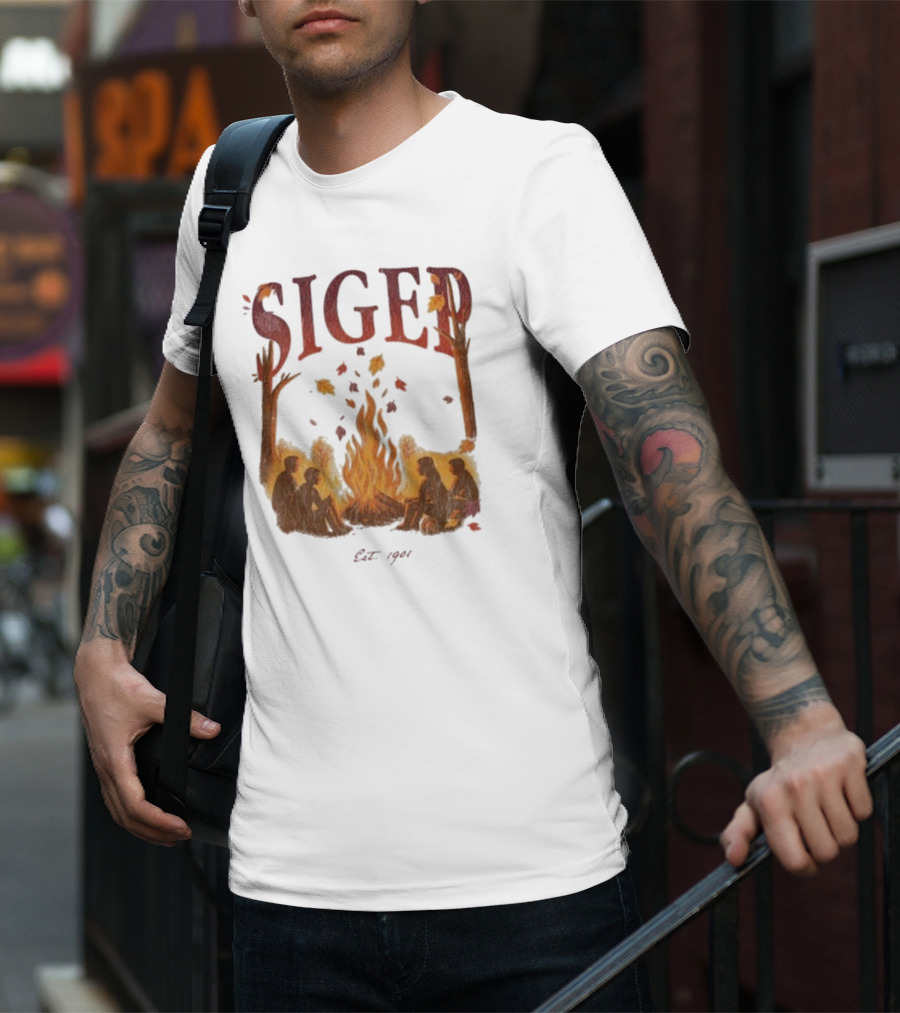 "SigEp Campfire Gathering Fall Est 1901" T-Shirt