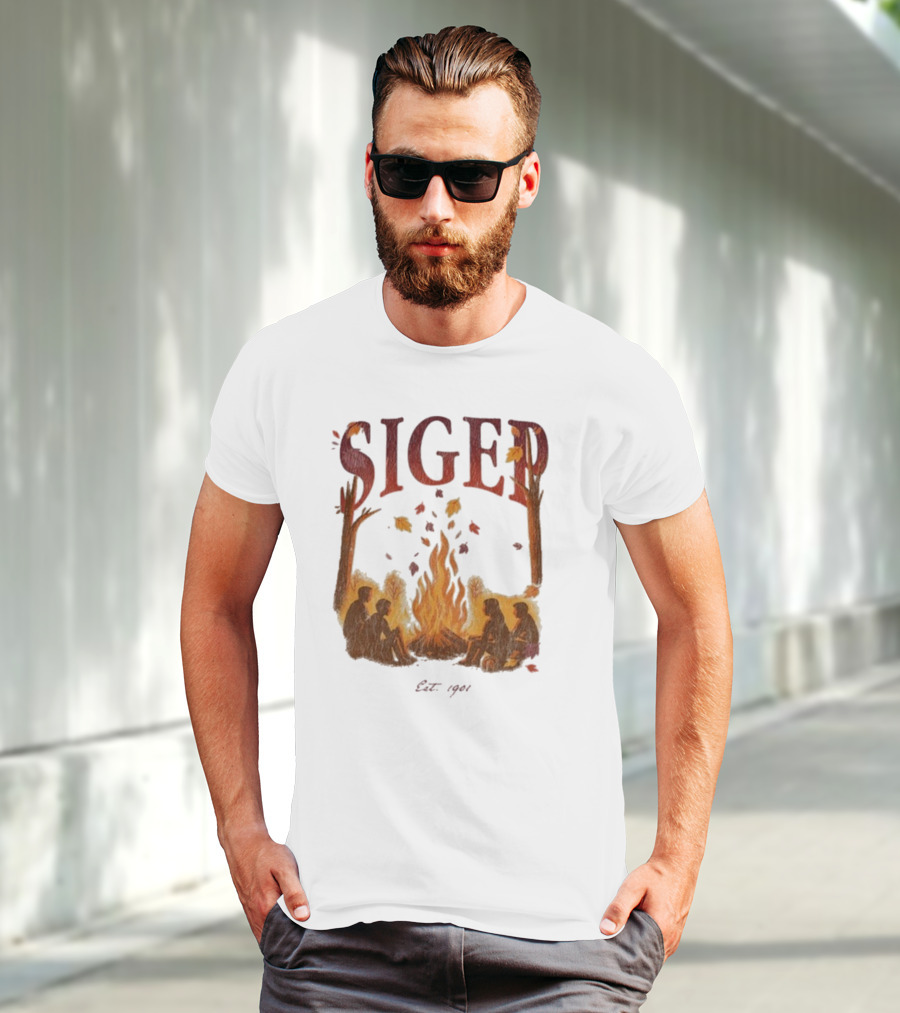"SigEp Campfire Gathering Fall Est 1901" T-Shirt
