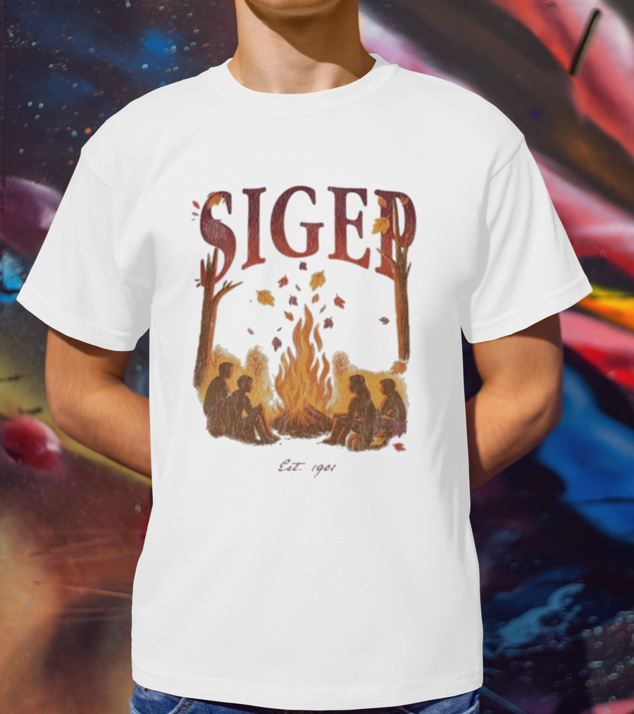 "SigEp Campfire Gathering Fall Est 1901" T-Shirt