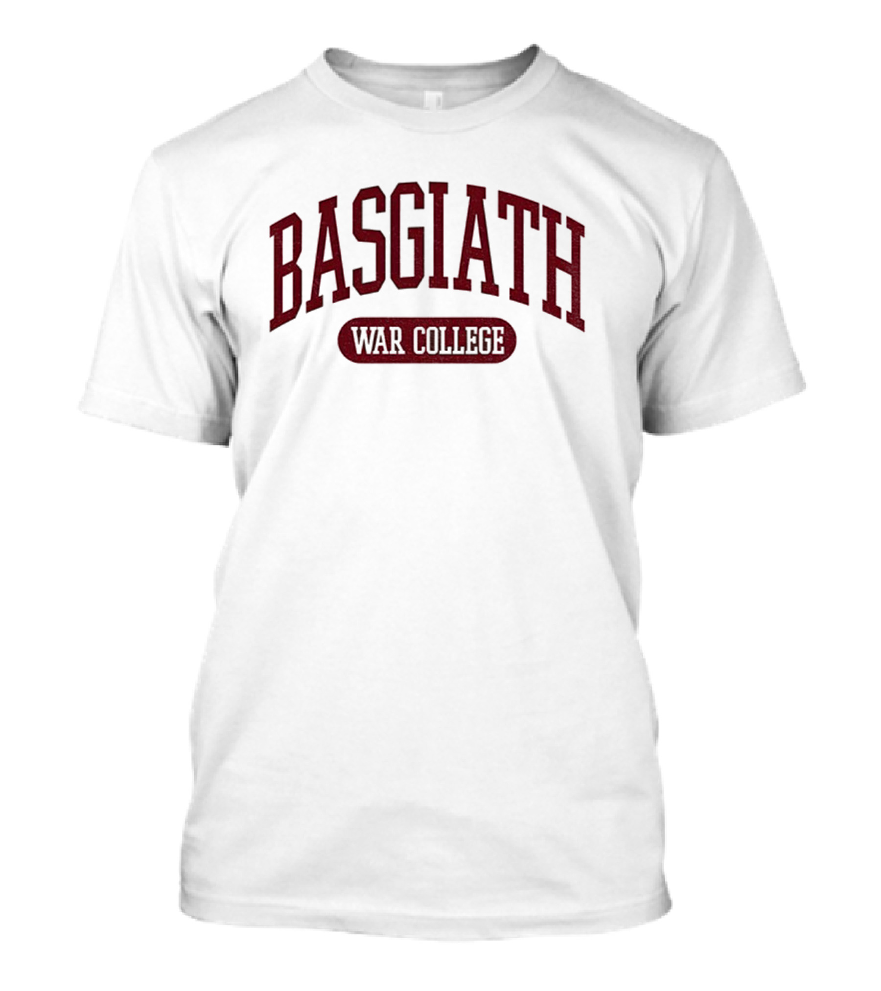 Basgiath War College Arched Text Classic Style T-Shirt