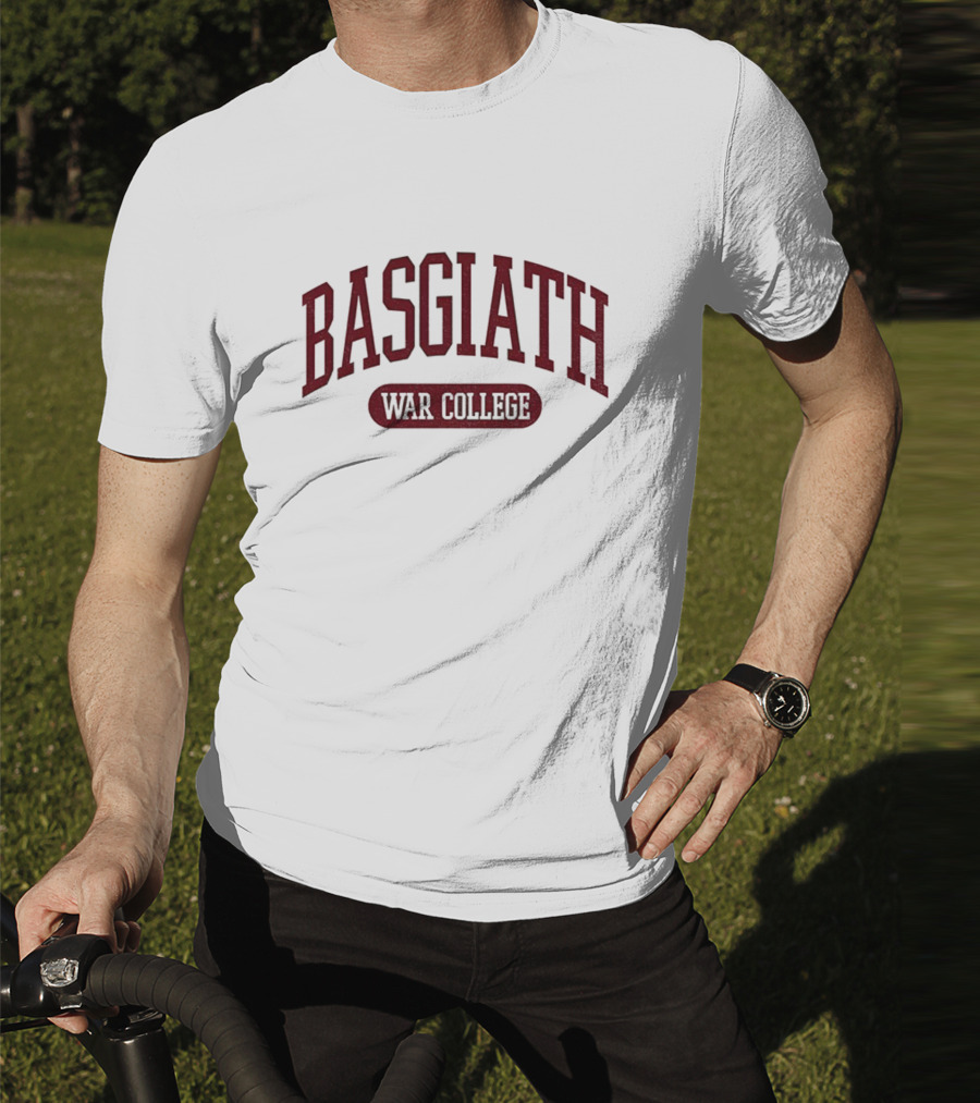 Basgiath War College Arched Text Classic Style T-Shirt