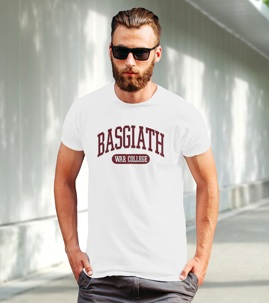 Basgiath War College Arched Text Classic Style T-Shirt