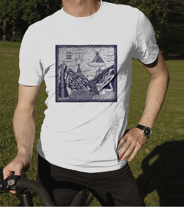 Thestorysofarca The Story So Far Album Art Snake Volcano Pattern Clouds T-Shirt