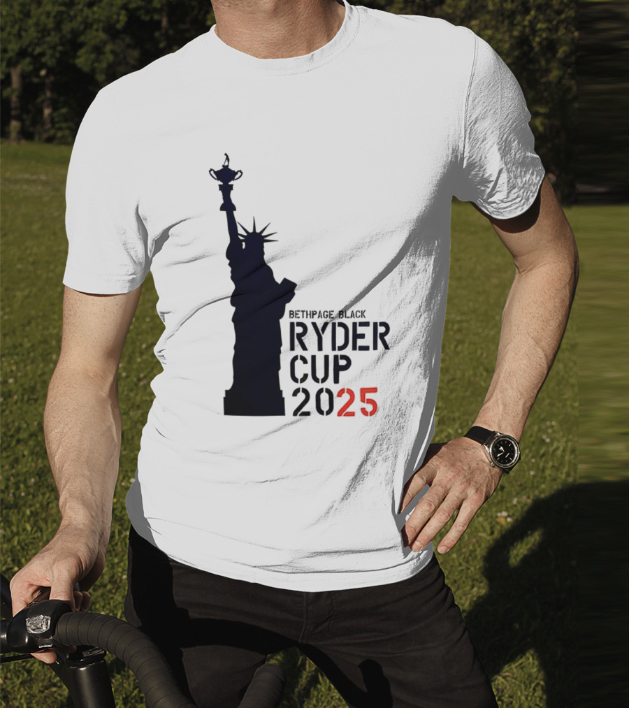 USA Ryder Cup 2025 Liberty Bethpage Black T-Shirt