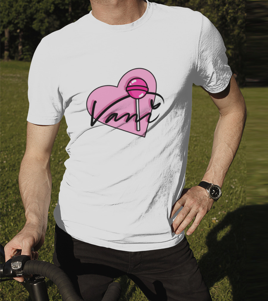 Vanilbean Heart Lollipop Signature T-Shirt