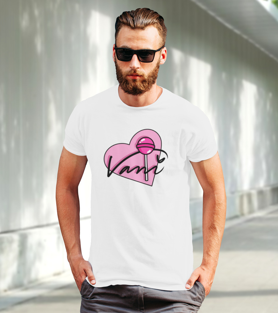 Vanilbean Heart Lollipop Signature T-Shirt
