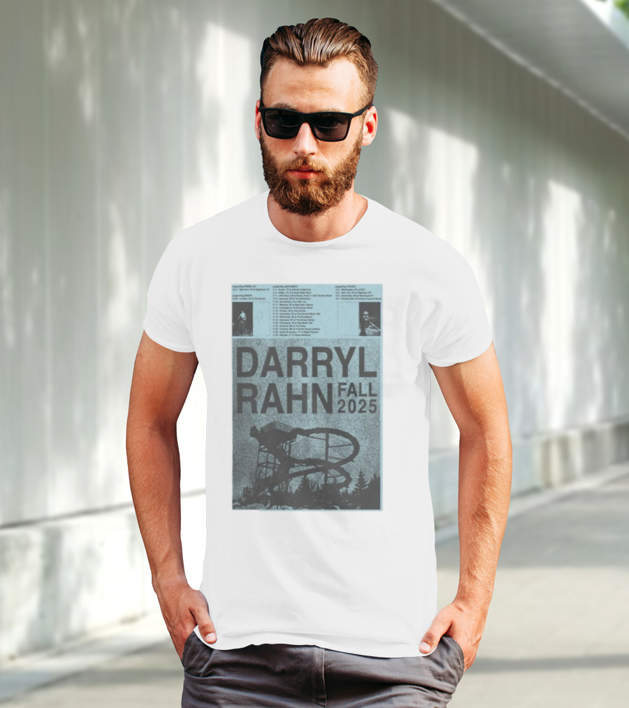 Darryl Rahn Fall Tour 2025 Water Slide Concert Dates T-Shirt