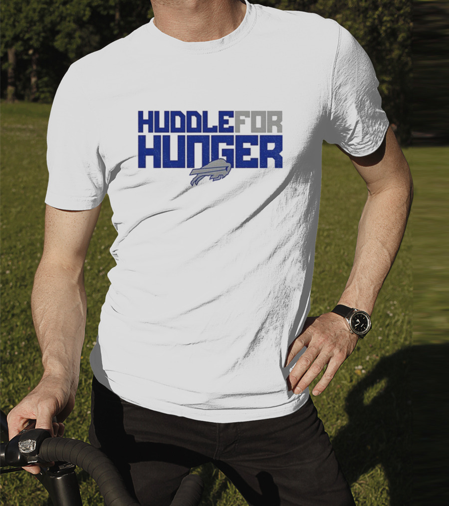 Huddle For Hunger Buffalo Bills NFL Football T-Shirt