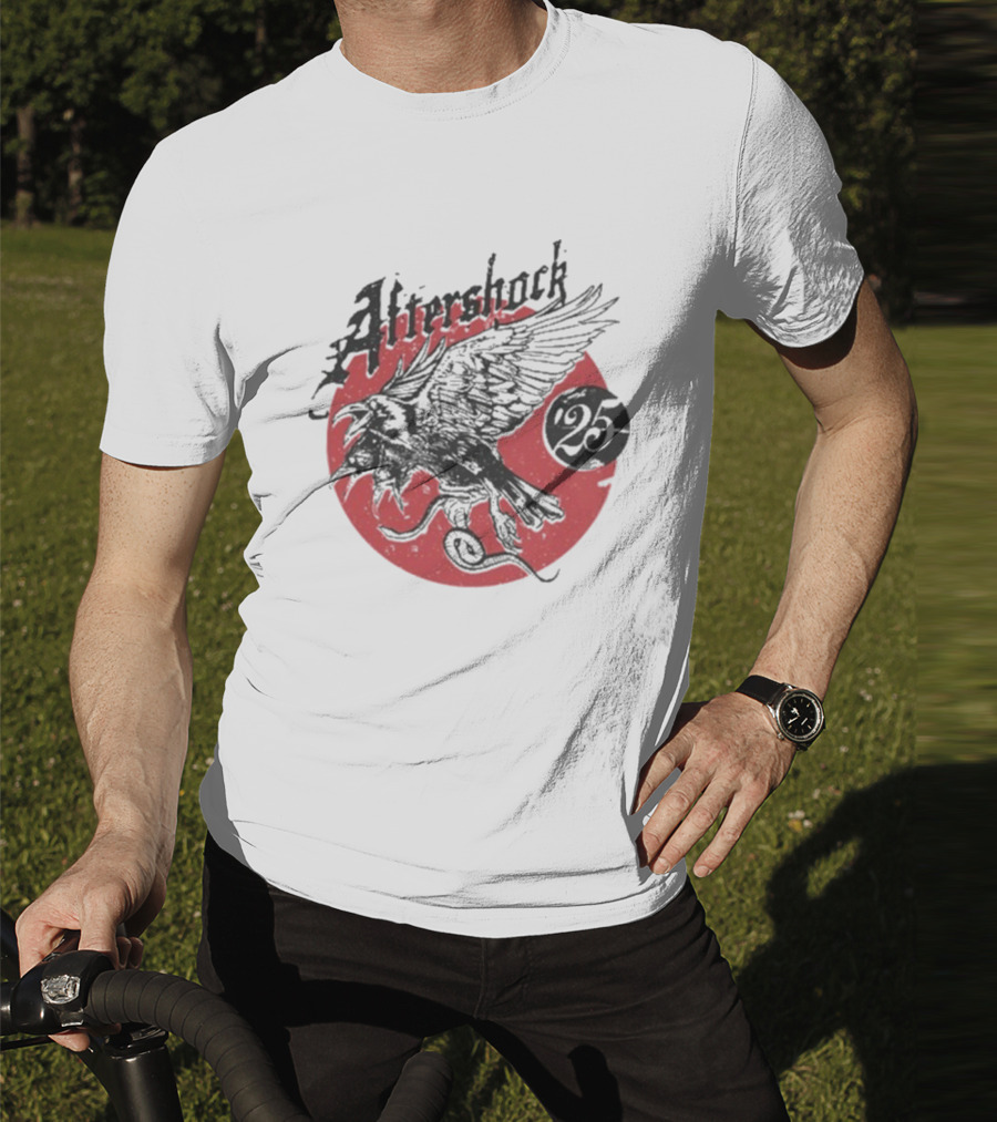 Aftershock Vengeance 25 Flying Eagle Red Moon T-Shirt