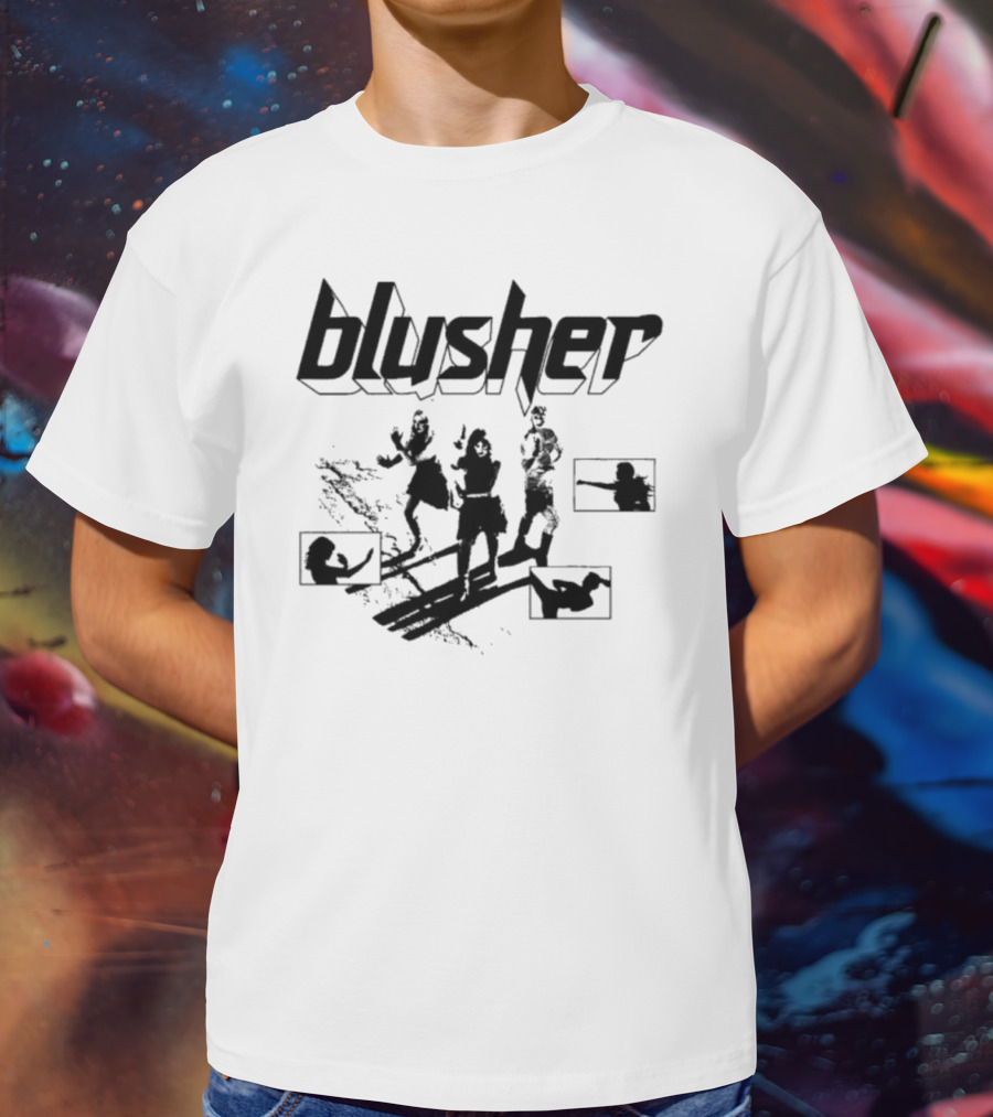 Blusher Sketch Dance Line Art T-Shirt
