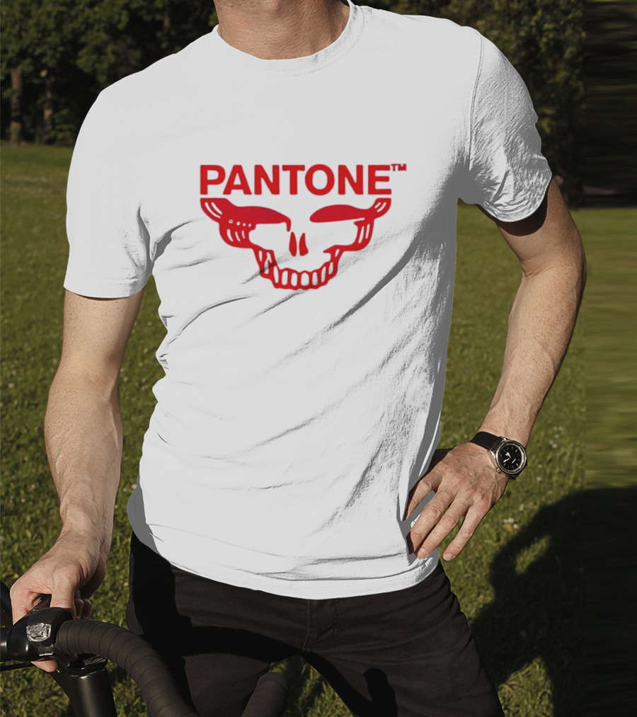 Grateful Red SYF Stealie Pantone Skull Red T-Shirt