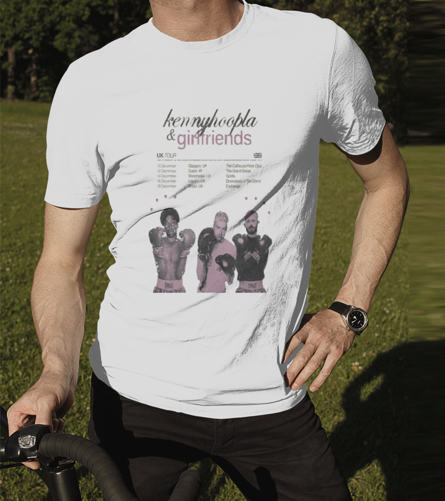 KennyHoopla And Girlfriends EU UK Tour 2025 Boxing Themed Dates UK EU Cities T-Shirt