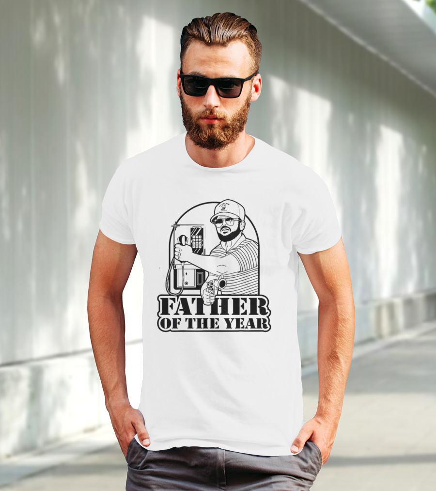 Father Of The Year Gary Plauche Illustration T-Shirt