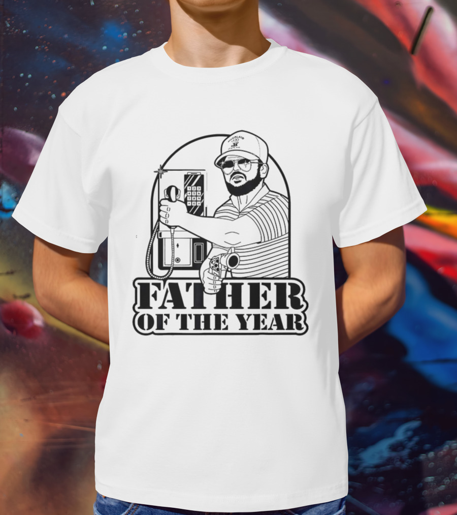 Father Of The Year Gary Plauche Illustration T-Shirt
