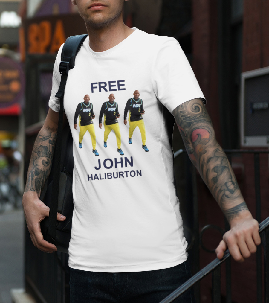 Free John Haliburton Indy 0 Sports Outfit T-Shirt