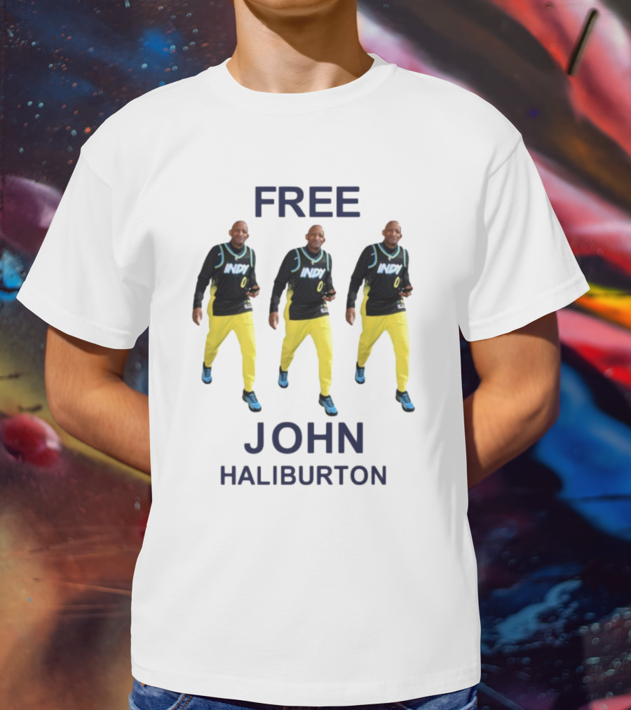 Free John Haliburton Indy 0 Sports Outfit T-Shirt