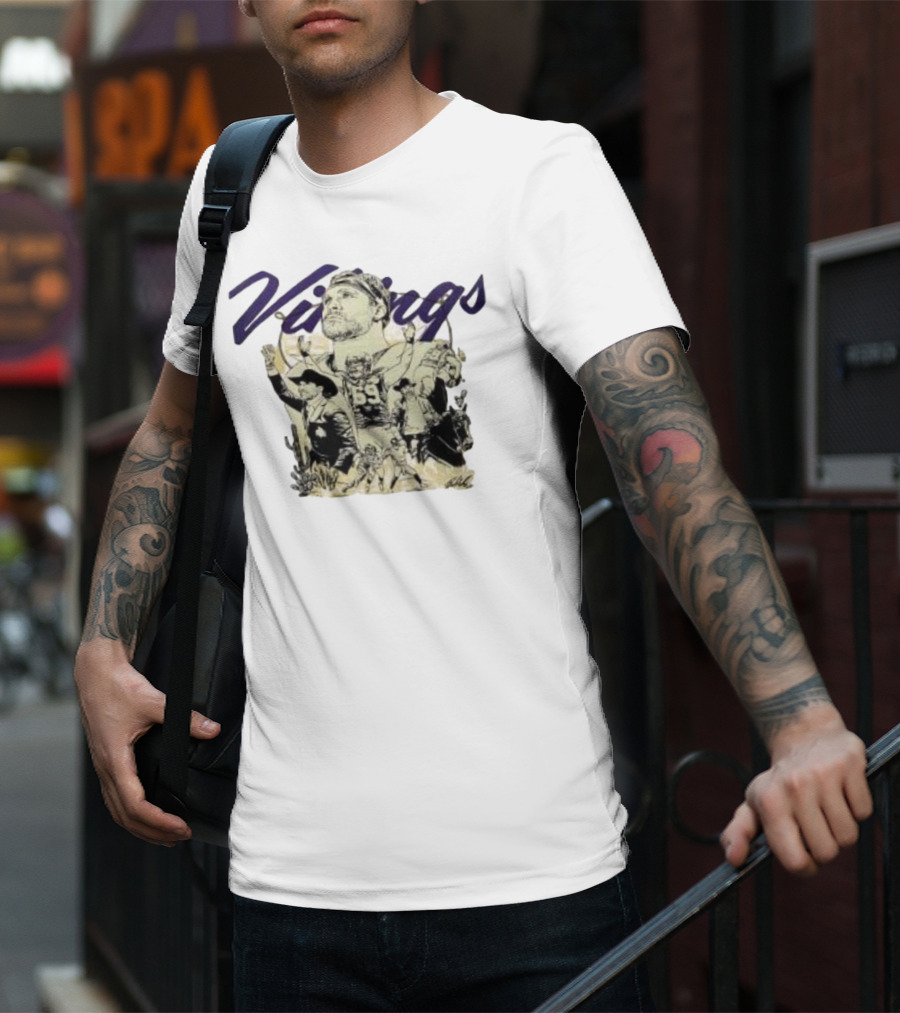 Vikings Fan Tribute With Player Number 69 And Team Spirit Imagery T-Shirt