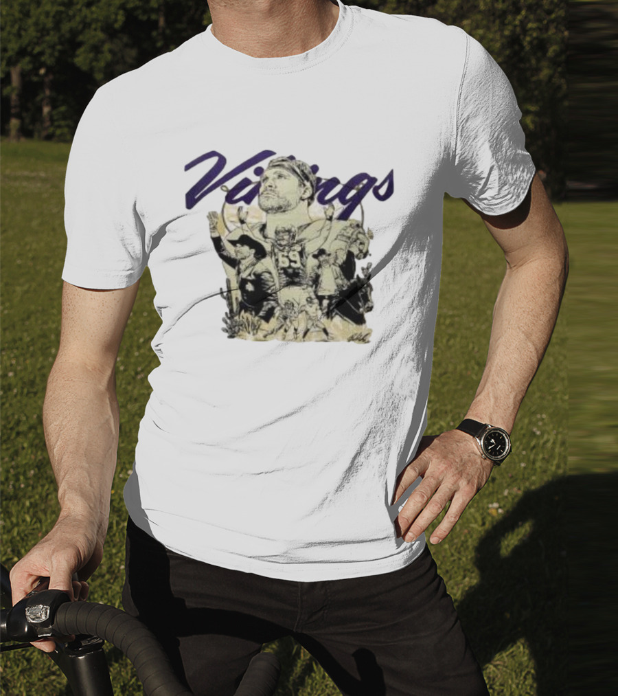 Vikings Fan Tribute With Player Number 69 And Team Spirit Imagery T-Shirt