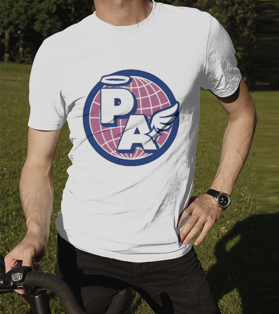 Project AEON Ethereum NFT Collection PA Halo Wing Pink Globe T-Shirt