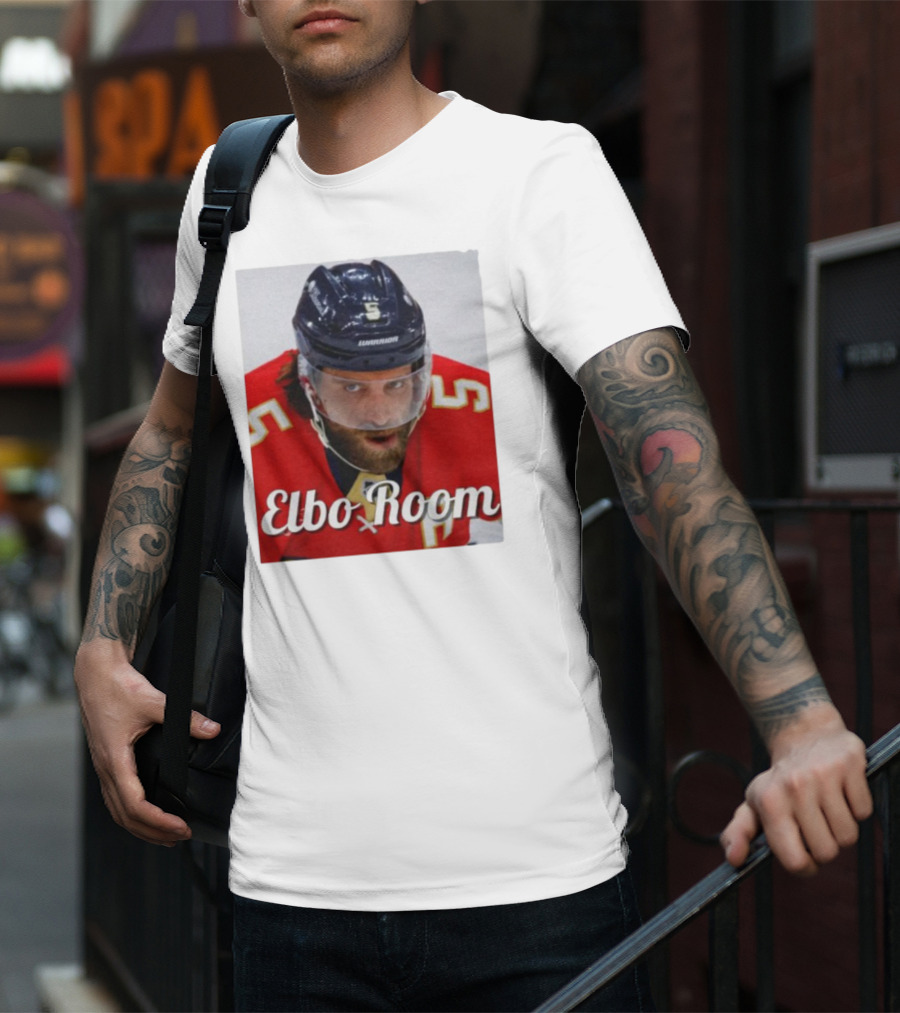 Elbo Room Hockey Player Warrior Number 5 T-Shirt