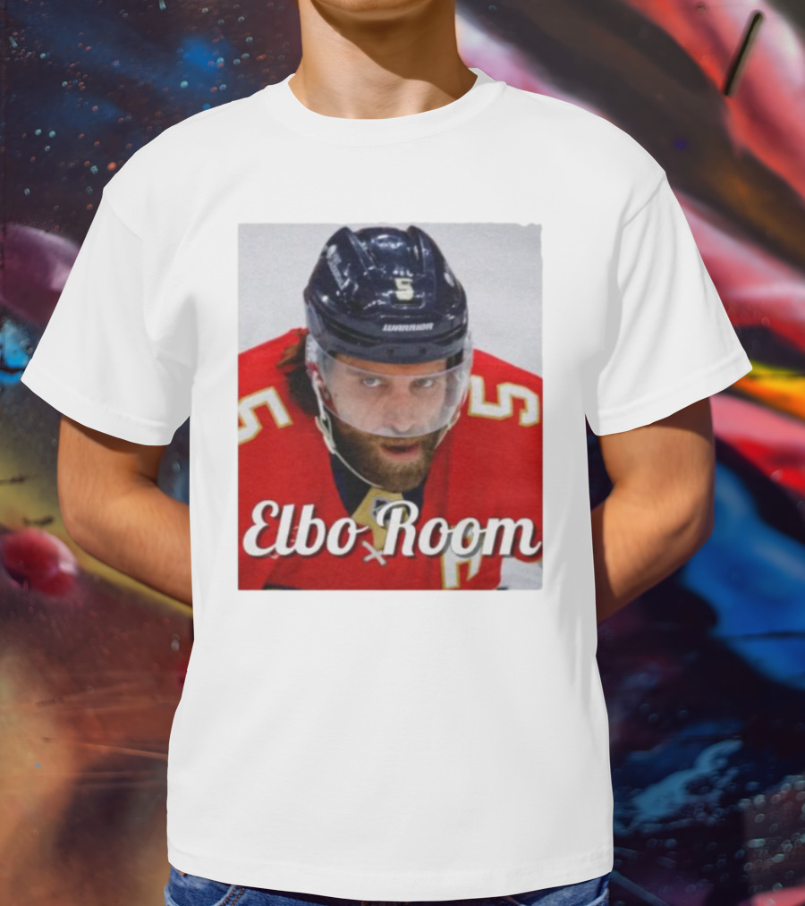 Elbo Room Hockey Player Warrior Number 5 T-Shirt