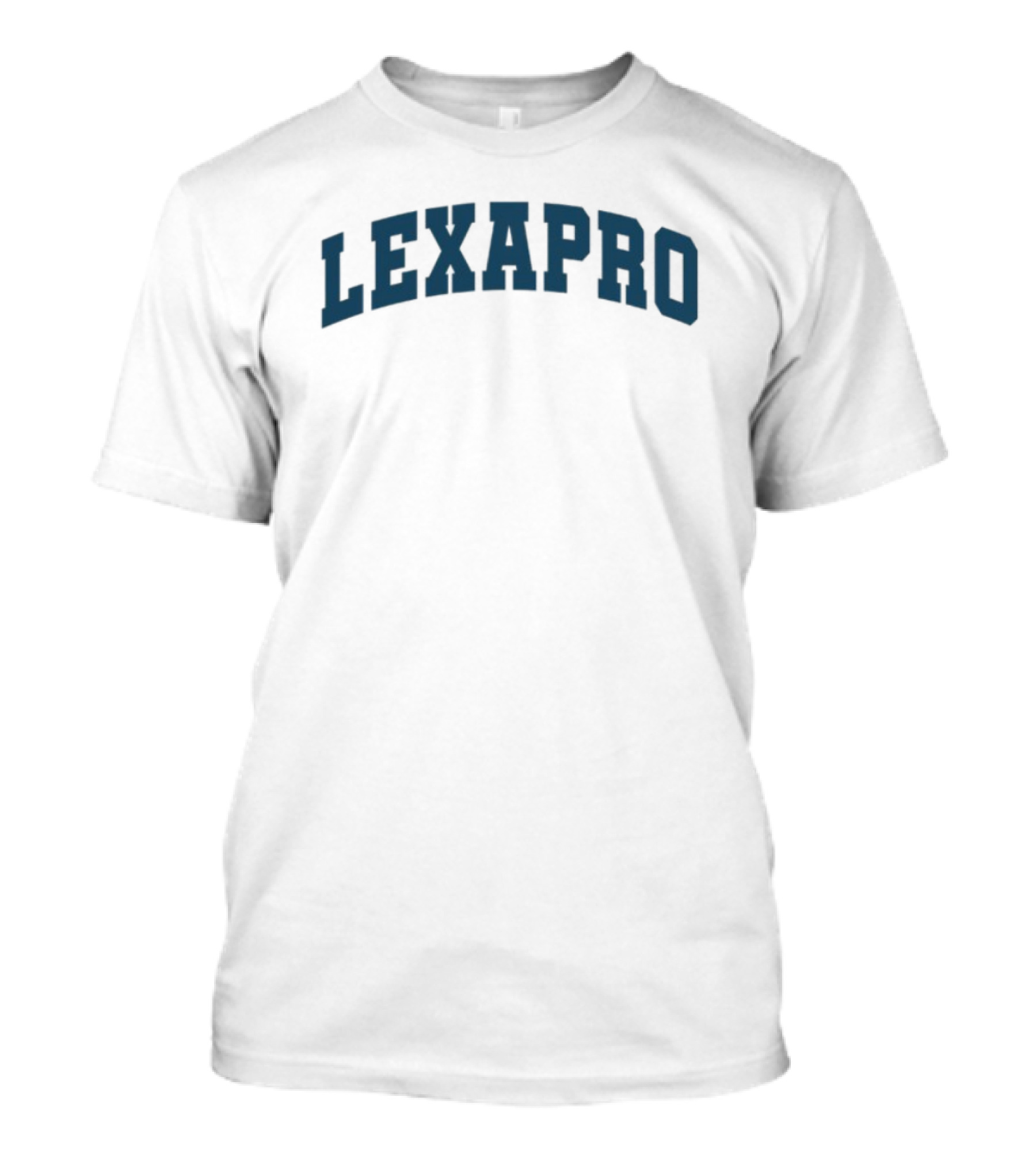 Emotionalclub Lexapro Arch Style Text T-Shirt