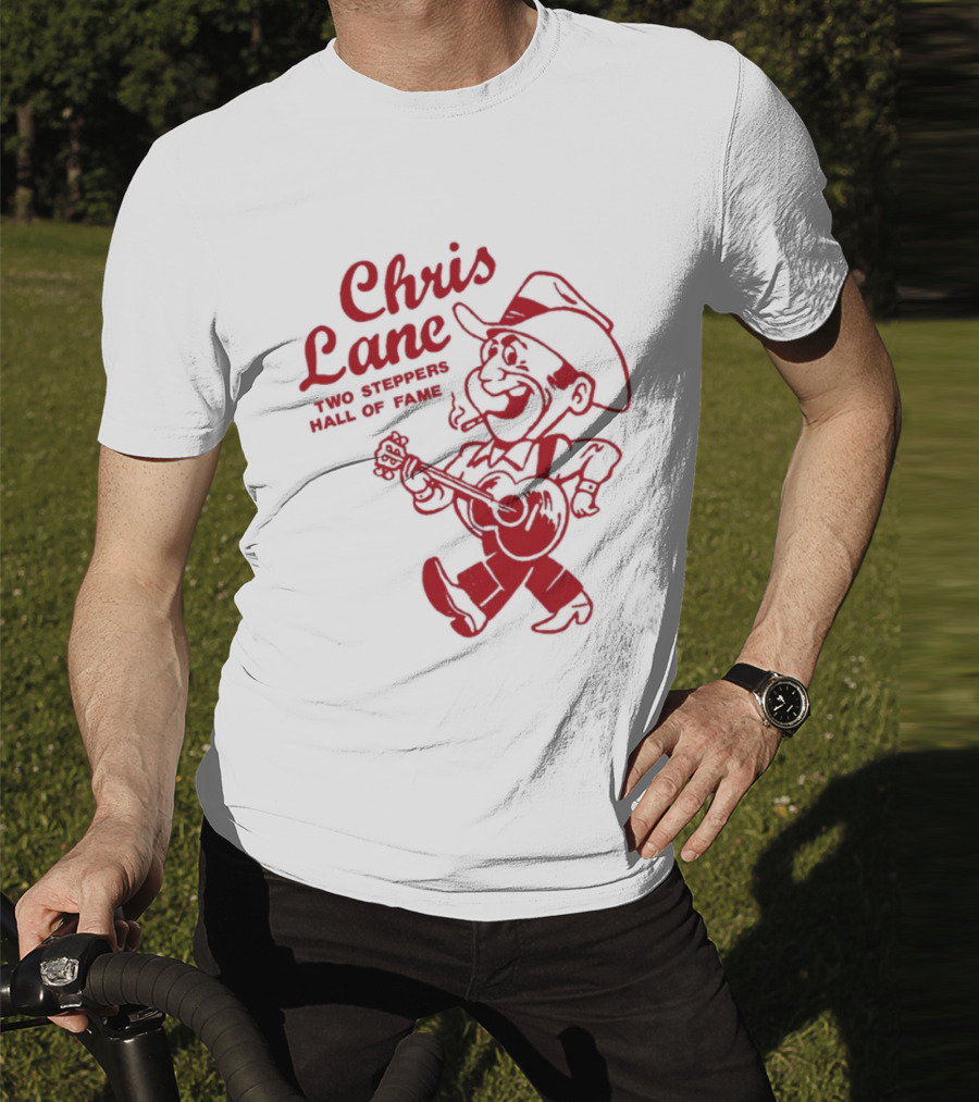 Chris Lane Two Steppers Hall Of Fame Cowboy Player T-Shirt