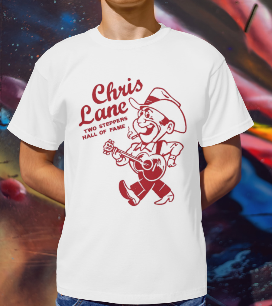 Chris Lane Two Steppers Hall Of Fame Cowboy Player T-Shirt
