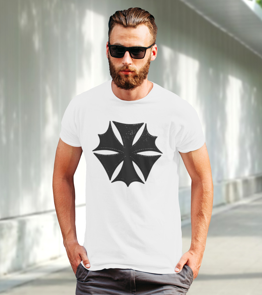 Hardstone Psycho Iron Cross Symbol Black T-Shirt