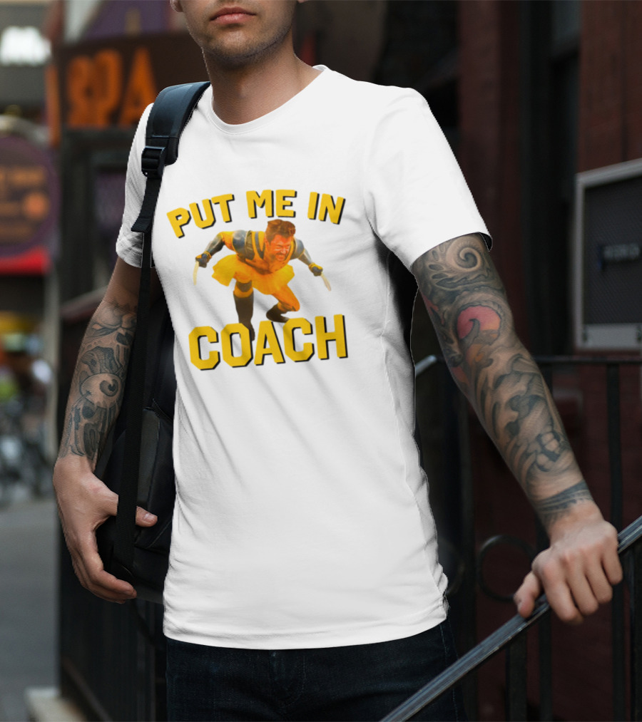 Put Me In Coach Hugh Jackman Wolverine Tutu Costume T-Shirt