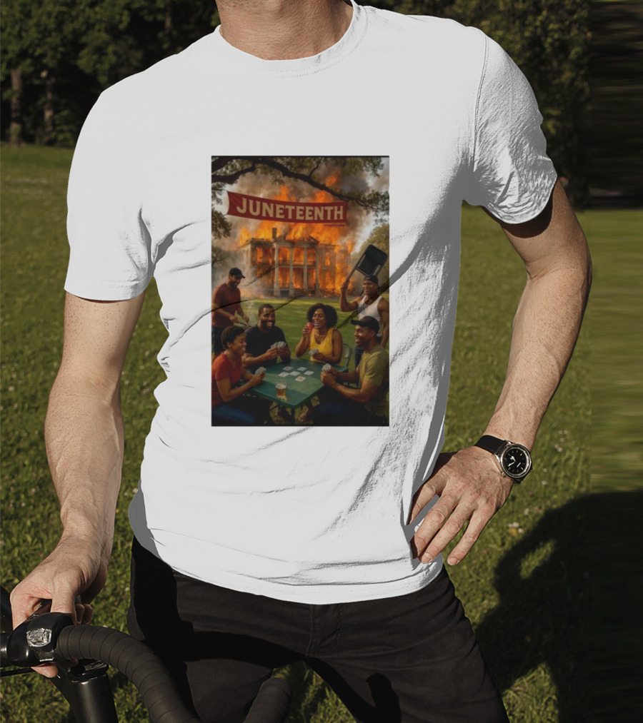 Juneteenth La Plantation Fire Historic Juneteenth Celebration T-Shirt