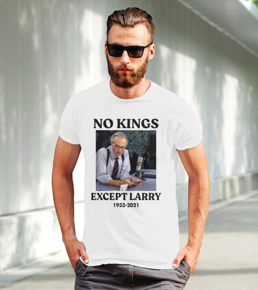 Justinboldaji Fuck Ice No Kings Except Larry 1933 2021 T-Shirt